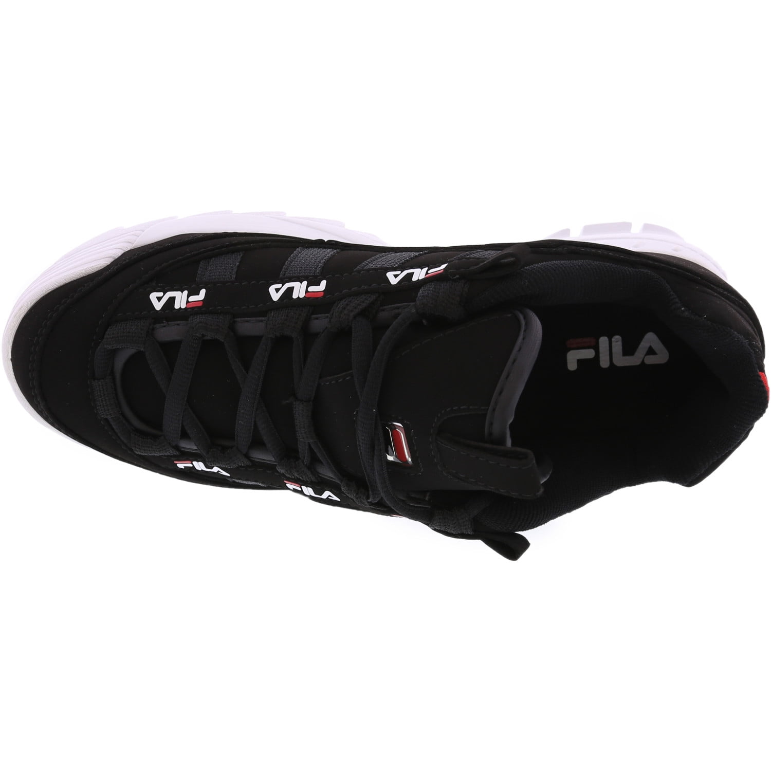 Praktisch Klem Pijlpunt Fila Men's D-Formation Black / Red White Ankle-High Walking Shoe - 8.5M -  Walmart.com