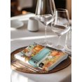 thumbnail image 6 of Thanksgiving Cloth Napkins Set of 6 Reusable Dinner Napkins, Farmhouse Fall Truck Maple Leaf Pumpkin Cocktail Napkin Washable Table Napkins for Wedding/Holiday Party/Baby Shower 20"x20", 6 of 7