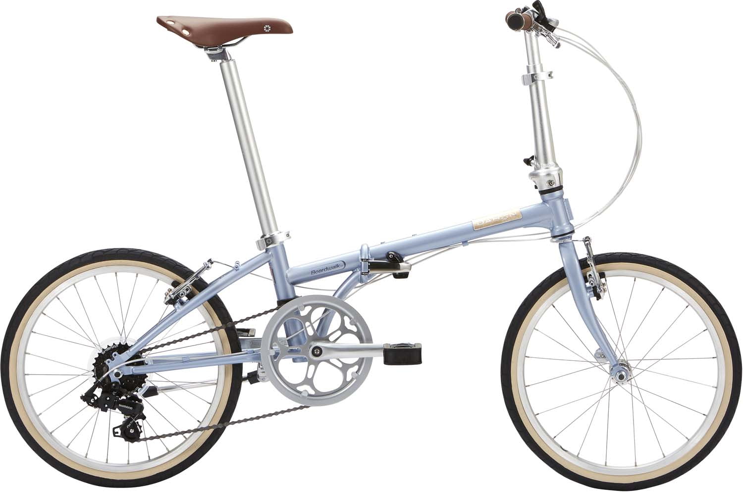 Dahon Boardwalk D7 Classic Pearl Blue Folding Bicycle Walmart Com Walmart Com