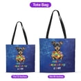thumbnail image 5 of Autism Awareness Toy Fox Terrier Accept Understand Love All Over Print 3D Canvas Tote Bag Dog Lover Reusable Handbag - 12003, 5 of 5