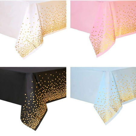 

FRM Party Plastic Tablecloth Cover Birthday Party Wedding Decorations Disposable