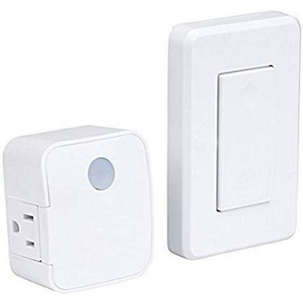 WESTEK Indoor Wireless Wall Outlet Switch with Remote Operation Ideal