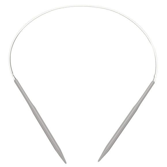 Uxcell Aluminum Circular Knitting Needle 16 inch (40cm) Length Size US 8 (5mm)