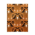 thumbnail image 1 of Society6 All Hallows Eve Orange Black by Heather Dutton Art Print, 1 of 2