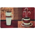 thumbnail image 2 of J&V Textiles Premium Comfort Anti-Fatigue Kitchen Mats, 2-Pack (Cafe Moderno Dahlia), 2 of 5