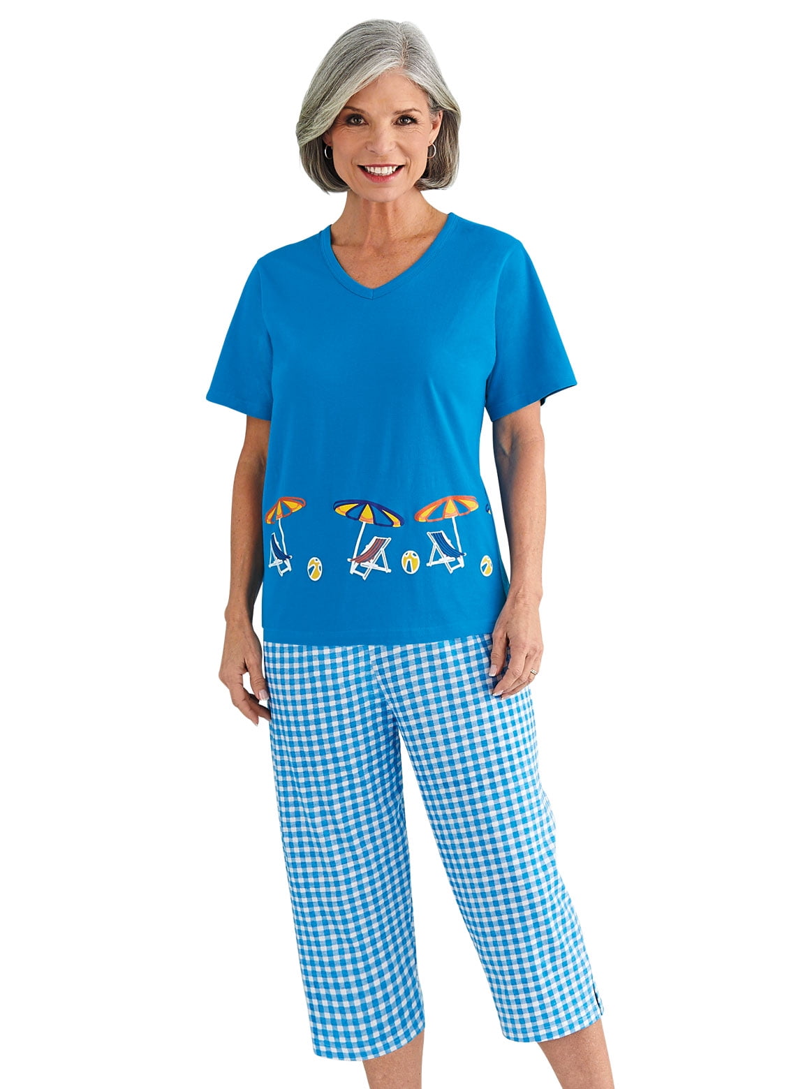 2Piece Umbrella Capri Set