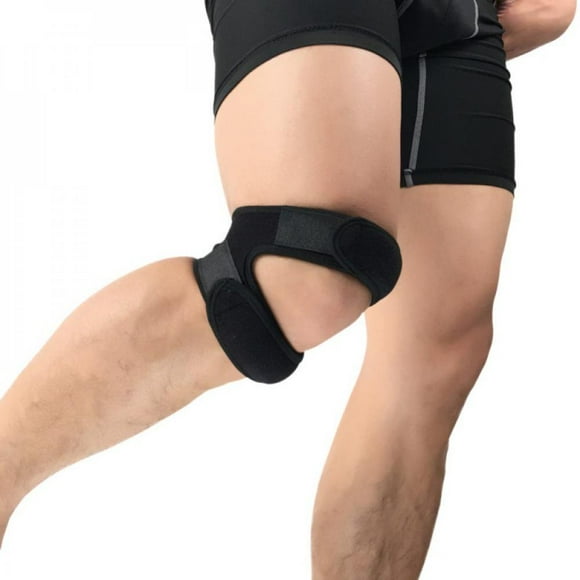 Grande Liquidation! Sangle de Genou à Double Rotule pour Soulagement de la Douleur au Genou, Attelle de Genou en Néoprène Ajustable, Soutien pour la Course, Sauteur contre l'Arthrite, Récupération après Blessure au Tennis, Protection 12‘‘ - 17‘‘