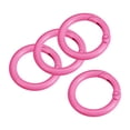 thumbnail image 1 of Unique Bargains Round Spring O Rings, 27mm/ 1.06' Trigger Buckle Snap, Carbon Steel Pink, 4 Pack, 1 of 5