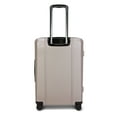 thumbnail image 3 of BTL 24-inch Checked Expandable Hardside Upright Luggage With 360-Spinner Wheels and Divider Pockets, Taupe, 3 of 22