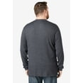 thumbnail image 2 of KingSize Men's Big & Tall Waffle-Knit Thermal Henley Tee, 2 of 6