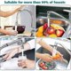 thumbnail image 3 of Aireador de grifo de 360 ​​grados, aireador de filtro giratorio de ahorro de agua, cabezal de grifo de cocina, 2 modos, rociador de filtro de cabezal de ducha ajustable para cocina y baño, 3 of 5