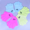 thumbnail image 4 of Webbed Swim Gloves for Water Resistance Training Silicone Rosy Color Great for Upper Body Workout, 4 of 9