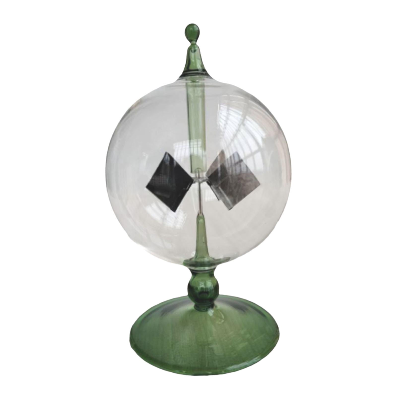 Baoblaze Solar Power Light Pressure Windmill Measurement Tool Professional Decoration Green