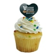 thumbnail image 5 of Wooden Spoon Survivor Funny Heart Love Cupcake Picks Toppers Decoration Set of 6, 5 of 6