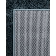 thumbnail image 6 of Unique Loom Studio Solid Shag Collection Area Rug - Sky (2' x 6' 7" Runner Slate Blue), 6 of 7