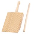 thumbnail image 3 of Pequeño tablero de pasta de madera Nonk Manden Mango Mastro Mantequilla Paddle Encimbalaje portátil Herramientas Cocina Chef DIY Italiano Comida Inevent HA010840-00, 3 of 7