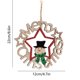 thumbnail image 3 of Adornos navideños, regalos navideños, decoración navideña, letra redonda de madera para colgar en la puerta, letrero cortado con láser para decoración navideña del hogar, árbol, pared, puerta, etiquet, 3 of 6