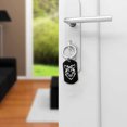 thumbnail image 1 of EGNMCR Keychains Stainless Steel Wolf Men's Pendant Necklace With Double-sided Lettering Military Dog Tag Key Chain Key buckle, 1 of 5