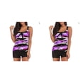 thumbnail image 2 of Naiovety 2 piezas / conjunto Traje de baño sin mangas Traje de baño Ropa de playa Ropa deportiva Type3 NO3, 2 of 6