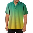 thumbnail image 4 of XDZJLR Mens Shirts Casual Short Sleeve Button Down Beach Tropical Summer Tops, 4 of 4