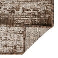 thumbnail image 5 of Unique Loom Outdoor Modern Collection Area Rug - Cartago (3' 1" x 5' 3" Rectangle Brown/Ivory), 5 of 6