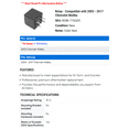 thumbnail image 2 of Relay - Compatible with 2003 - 2017 Chevy Malibu 2004 2005 2006 2007 2008 2009 2010 2011 2012 2013 2014 2015 2016, 2 of 2