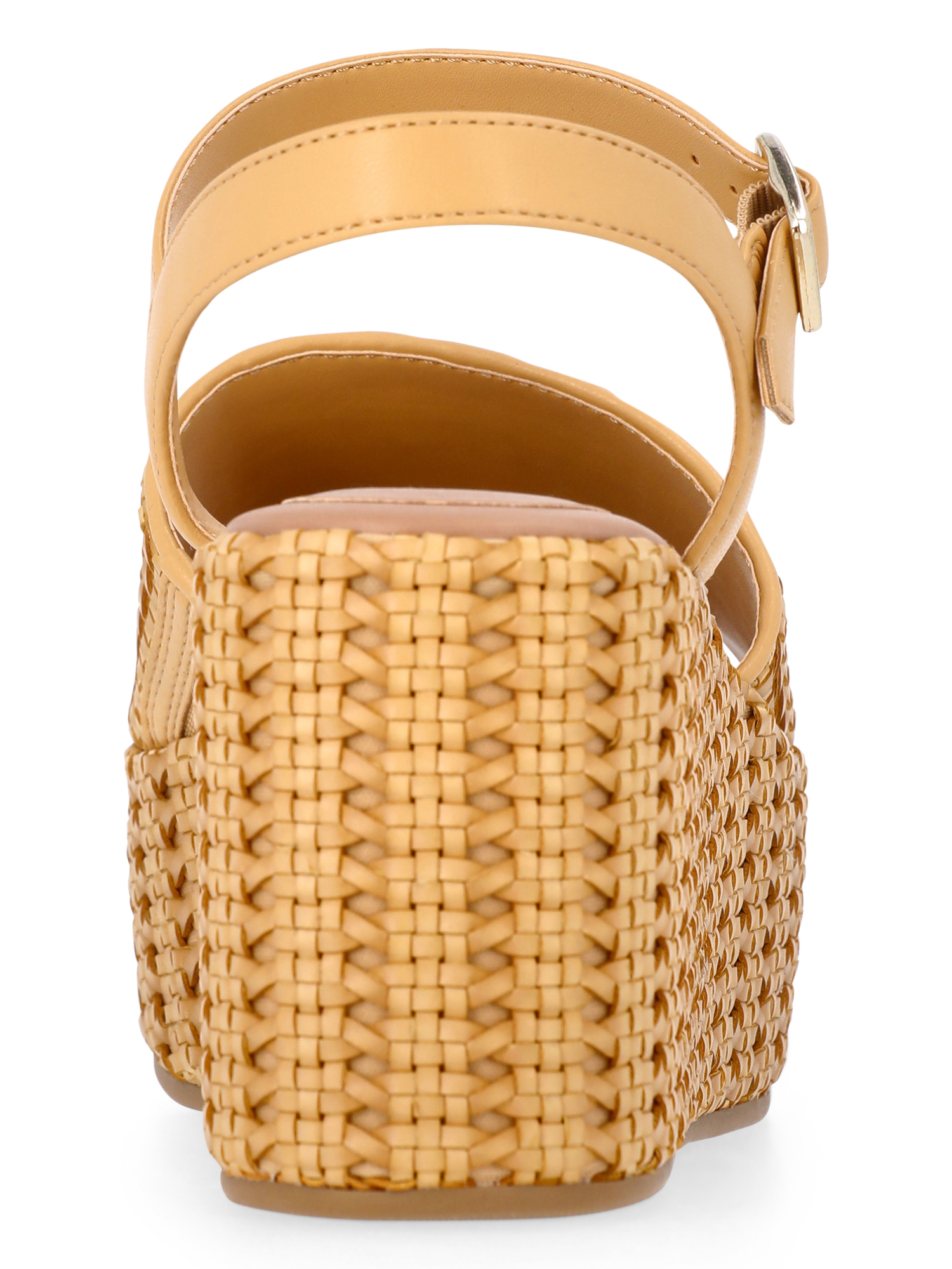 Time and Tru Women's Woven Wedge Heel Sandals