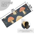 thumbnail image 5 of Yayeee Runner Rug for Bedroom 2'x6' Machine Washable Hallway Non Slip Mat, Black Mushroom Pattern, 5 of 8