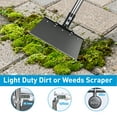 thumbnail image 6 of Flngr Garden Flat Shovel,Weeding Tool with 47" Adjustable Handle, Metal Weeding Scraper for Lawn Edging, Ice Scraper, Snow Shovel, 6 of 9