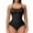Black, variant on Defitshape Women's Shapewear Bodysuit Seamless One Piece Stomach Slimming Brief Waist Trainer Tummy Control Body Shaper Open Crotch Butt Lifter Body Briefer Spaghetti Straps Black Small