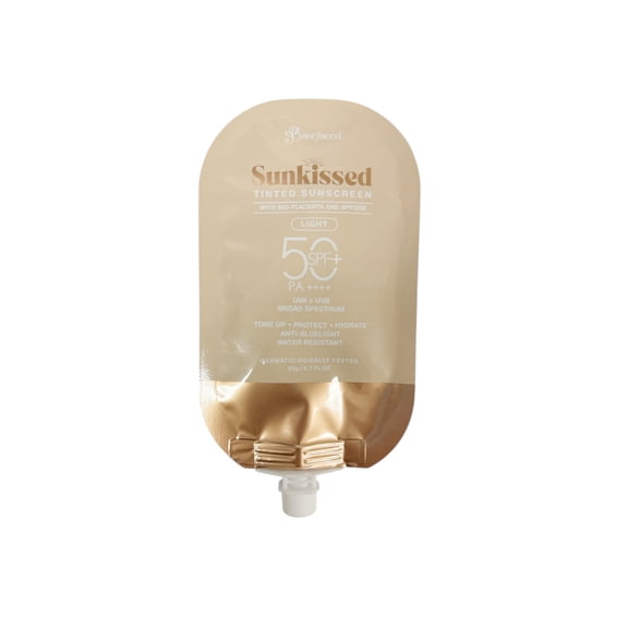 Barefaced Sunkissed Trial Pouch LIGHT Tinted Sunscreen SPF 50 PA     - 20g