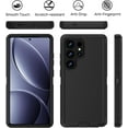 thumbnail image 2 of czcpp-for Samsung Galaxy S25 Ultra Protective Case, Heavy Duty [Shockproof] [Dropproof] [Dustproof] Phone Case 3-Layer Rugged Hard Cover, Black, 2 of 4