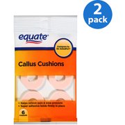 Equate Callus Cushions, 6 count (Pack of 2)