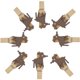thumbnail image 4 of Wosthever 10 Uds. De Clips de para Navidad, adornos navideños DIY, decoración de fiesta de año nuevo, Clip de pared de fotos, Kits de decoración para fiestas Alce, 4 of 6