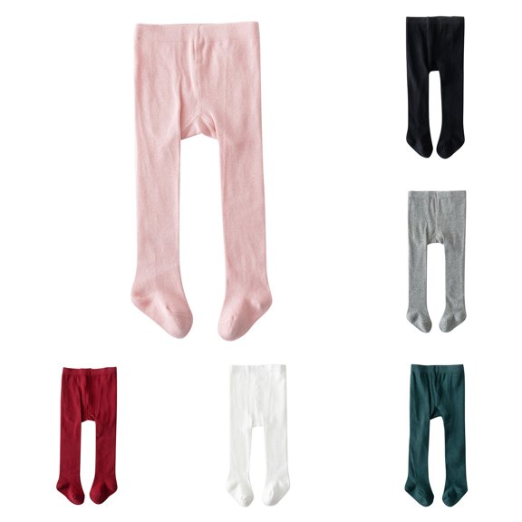 Swuxness Toddler Knit Tights Leggings Full Length Pants Casual Inner Comfortable Wear