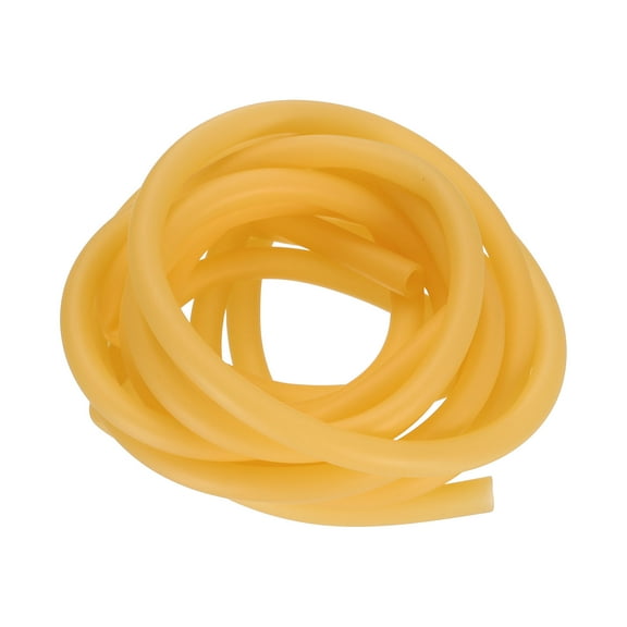 Natural Latex Rubber Tubing, 1/4" ID x 11/32" OD 9.8Ft Elastic Tube