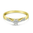 thumbnail image 7 of 14K Yellow Gold Diamond Cluster Ring, 7 of 7