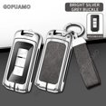 thumbnail image 6 of For Mitsubishi A 3 buttons key case Outlander 3 Protector Keychain Full Bag Shell Accessories Zinc alloy+leather Car Key Case, 6 of 12
