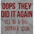 thumbnail image 2 of Funny Big Brother Baby Announcement Bodysuit Jumper Boys Infant Baby Brisco Brands 6M, 2 of 6