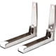 thumbnail image 1 of Juego de 2 rejillas para horno microondas, rejilla de pared ajustable de acero inoxidable para accesorios de cocina, con tornillos, máx. 35 kg, 1 of 5