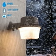 thumbnail image 6 of LED Barn Light, Dusk to Dawn Flood with Photocell, Outdoor Security Area Lights Lighting, ETL & FCC Listed, IP65 Waterproof, Aluminum Housing, 110-277V, 3000K Warm White, 6 of 7
