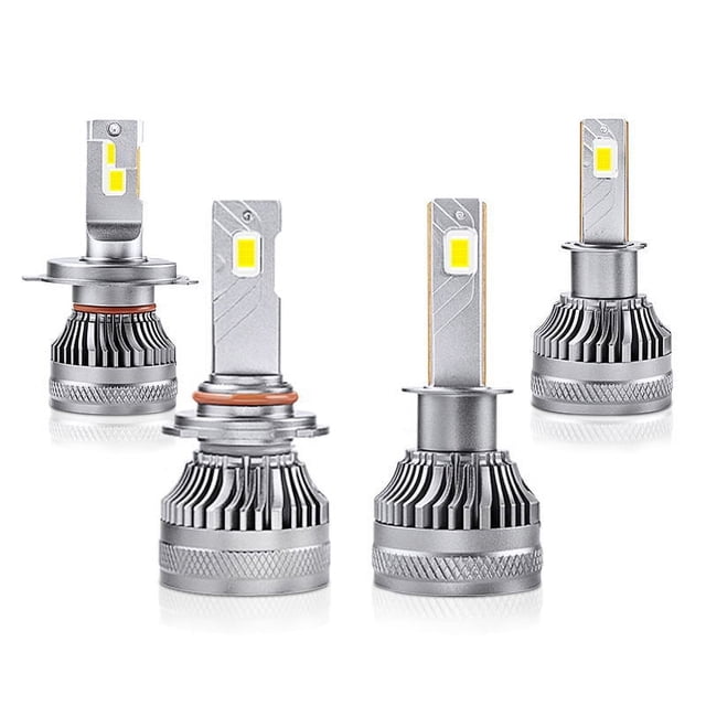 Faros delanteros para coche de 140 W, luz potente y superbrillante, decodificación H7H4, luz de lejos y de cerca de alta potencia, faros delanteros LED para coche modificados