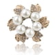 thumbnail image 1 of Circular Forma flor de Broche Yuyangstore  Circular Forma flor de la perla Broche, 1 of 8