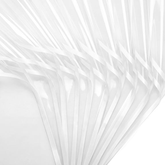 Unique Bargains Premium Waterproof Clear Gift Wrapping Paper for Gifts White 22"x 22"