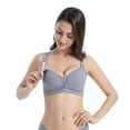 thumbnail image 4 of WAJCSHFS Maternity Bralette Nursing Bras for Breastfeeding Women Seamless (Grey,m/36/80), 4 of 5