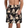 thumbnail image 1 of Balery French Bulldog Traje de Baño Estilo Hawaiano para Hombre, Shorts de Secado Rápido con Bolsillos-Small, 1 of 6