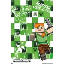Minecraft: 15th Anniversary - Crafting Since Alpha Wall Poster, 22.375" x 34"