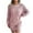 Pink, variant on Lindreshi Fall Dresses for Women Homecoming Dresses Women's Fashion Solid Color Cutout One-Line Neck Long-Sleeve Pullover Dress