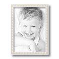 thumbnail image 2 of ArtToFrames 8" x 11" White Square Star Emboss Picture Frame, 8x11 inch White Wood Poster Frame (WOM-5125),  Pack, 2 of 7