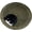Antique Brass, variant on Satin Brass Metal Cable Grommet | 2 Piece "Lock In" Feature with "Brush" Opening for Management of Office & Computer Desk Wires | 60mm (2 3/8") Hole Opening | 1 Pack